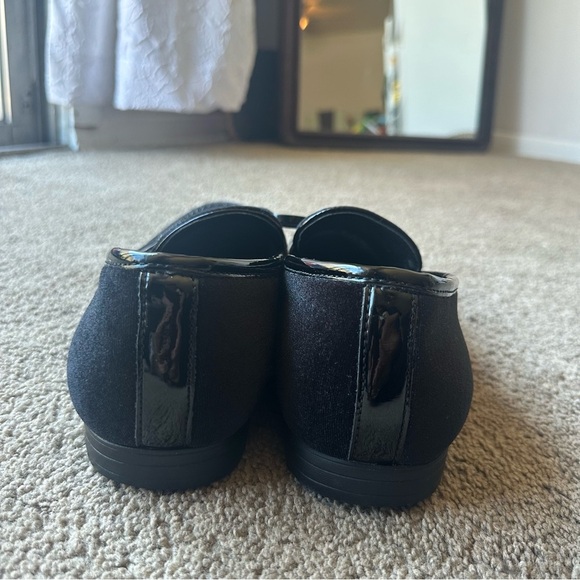 Steve Madden Black Loafers with Patent Strap - Picture 6 of 9